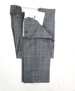 SAMUELSOHN - Notch Lapel "Performance" Gray Windowpane Check Suit - 42R