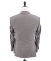 SAMUELSOHN - Super 150's CUSTOM Gray Wide Peak Lapel MOP Buttons Wool Suit - 38R