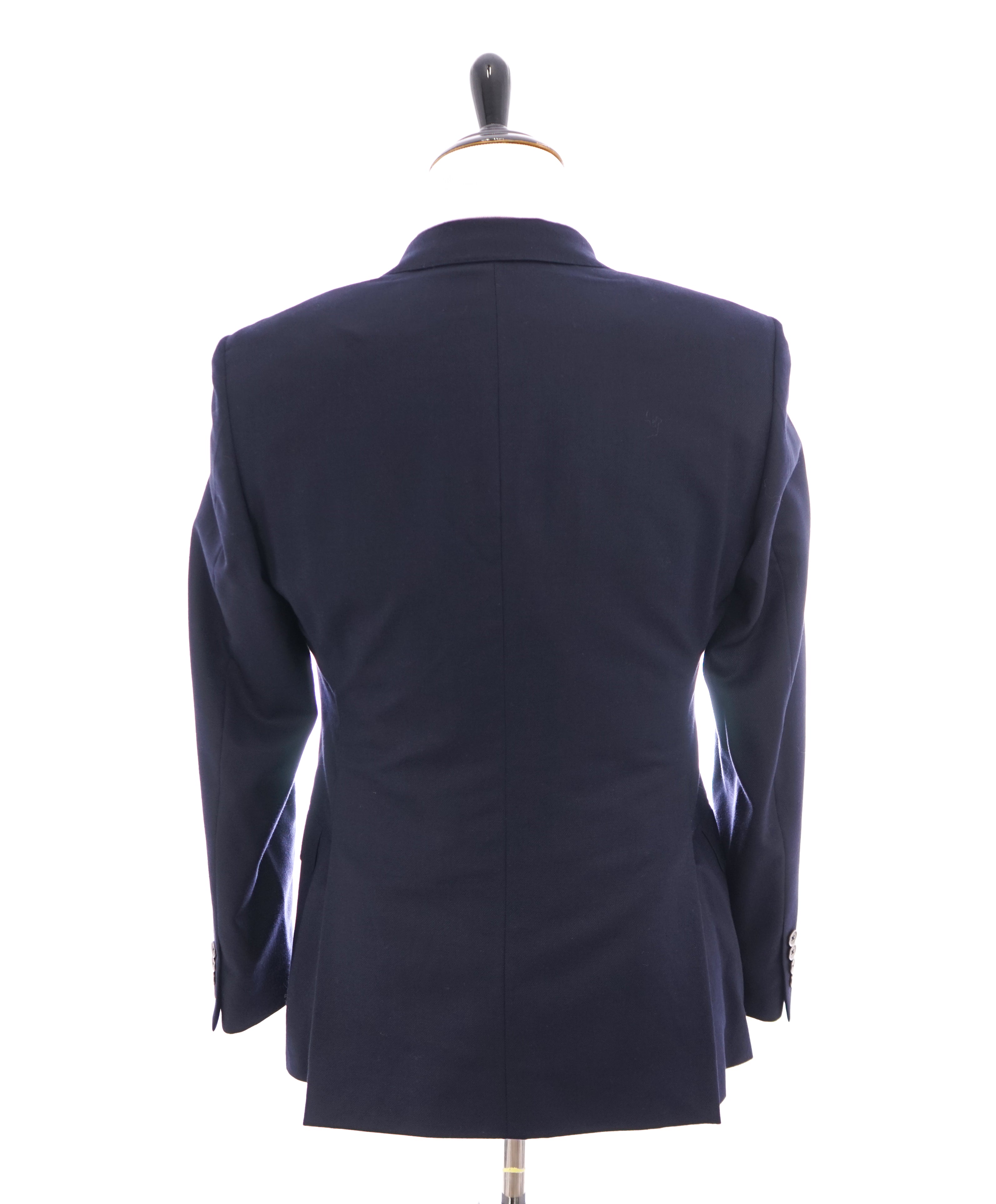 SAMUELSOHN - SLIM Navy Oxford Weave Zipper Pockets Travel Blazer - 40R