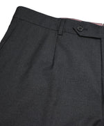 SAMUELSOHN - REDA 110’s Wool Gray Flat Front Dress Pants - 37W