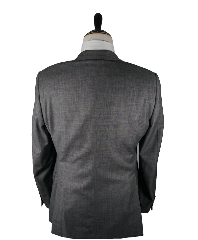 SAMUELSOHN - Super 120’s Medium Gray Textured Pattern Suit - 40R