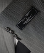 SAMUELSOHN - Super 130’s Textured Wool Gray Birdseye Stripe Suit - 42R