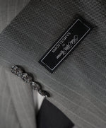 SAMUELSOHN - Super 130’s Textured Wool Gray Birdseye Stripe Suit - 44L