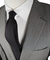 SAMUELSOHN - Super 130’s Textured Wool Gray Birdseye Stripe Suit - 44L