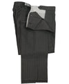 SAMUELSOHN - Super 130’s Textured Wool Gray Birdseye Stripe Suit - 44L