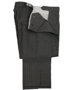 SAMUELSOHN - Super 130’s Textured Wool Gray Birdseye Stripe Suit - 44L