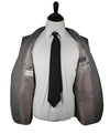 SAMUELSOHN - Super 130’s Textured Wool Gray Birdseye Stripe Suit - 44L
