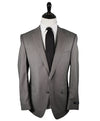 SAMUELSOHN - Super 130’s Textured Wool Gray Birdseye Stripe Suit - 44L