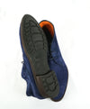 SANTONI - Powder Blue Suede Chukka Ankle Boots "GOODYEAR WELT” - 11