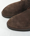 SANTONI -"FATTE A MANO” Brown Suede Chukka Ankle Boots-  10.5