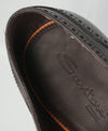 SANTONI - "GOODYEAR WELT” Hand Patina Brown Premium Brogue Oxfords - 9