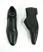 SANTONI - "Fatte A Mano" Hand Made Pebbled Leather Unlined Venetian Oxford - 11