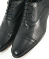 SANTONI - "Fatte A Mano" Hand Made Pebbled Leather Unlined Venetian Oxford - 11