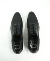 SANTONI - "Fatte A Mano" Hand Made Pebbled Leather Unlined Venetian Oxford - 11