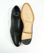 SANTONI - "Fatte A Mano" Hand Made Pebbled Leather Unlined Venetian Oxford - 11
