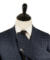SARTORIE ZANARDELLI - Unlined Bold Plaid Patch Pocket Suit Made In Italy - 38R