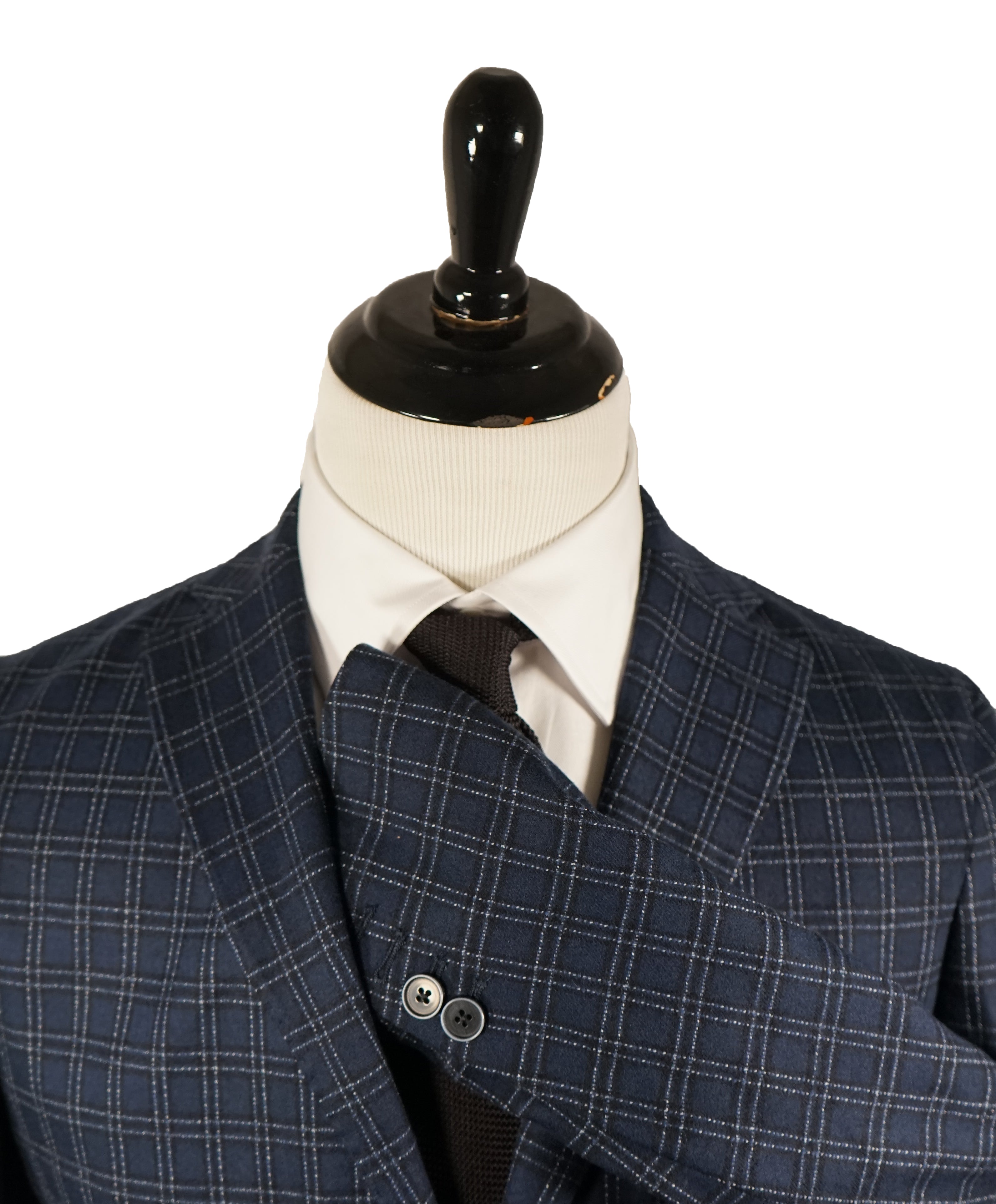 SARTORIE ZANARDELLI - Unlined Bold Plaid Patch Pocket Suit Made In Italy - 42S