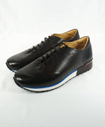 SUTOR MANTELLASSI - Brown Patina Premium Grade Leather Sneakers  - 9