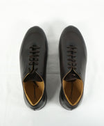 SUTOR MANTELLASSI - Brown Patina Premium Grade Leather Sneakers  - 9