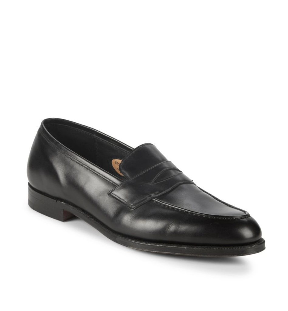 PAUL STUART by EDWARD GREEN - "Piccadilly" Leather Loafers UK Made - 12