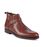 PHINEAS COLE - Buckle Leather Chelsea Riding Boot Made In Italy- 9 US