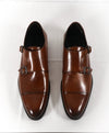 TO BOOT NEW YORK - Double Monk Strap Loafers Brown Round Toe - 9