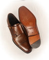 TO BOOT NEW YORK - “Grant” Double Monk Strap Loafers Brown Loafers - 9.5