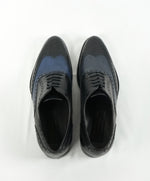 TO BOOT NEW YORK - Two Tone Wingtip Brogue Oxford Black/ Blue - 8.5