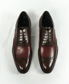 TO BOOT NEW YORK - Two Tone Wingtip Brogue Oxford Brown/Oxblood - 10