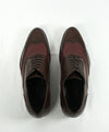 TO BOOT NEW YORK - Two Tone Wingtip Brogue Oxford Brown/Oxblood - 10