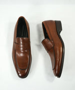 TO BOOT NEW YORK - “Dupont” Brown Premium Grade Leather Penny Loafers - 10.5