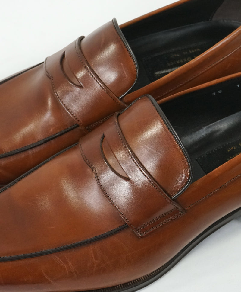 TO BOOT NEW YORK - “Dupont” Brown Premium Grade Leather Penny Loafers - 10.5