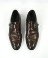 TO BOOT NEW YORK - Brown Single Monk Strap Loafers W Round Toe - 8.5