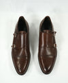 TO BOOT NEW YORK - Double Monk Strap Loafers Brown Brogue Round Toe - 13