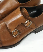 TO BOOT NEW YORK - Double Monk Strap Loafers Brown Brogue Round Toe - 9