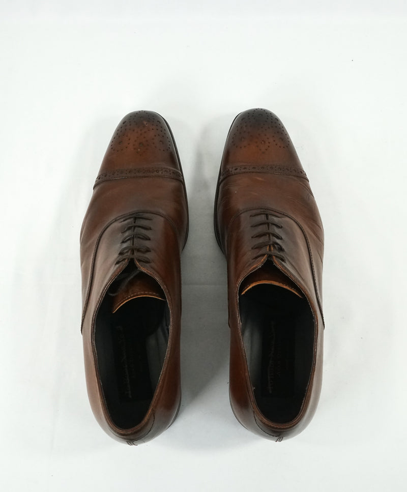 TO BOOT NEW YORK - Burnt Tip Cap Toe Oxfords W Round Toe - 10
