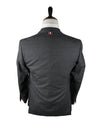 THOM BROWNE - Gray Premium Suit With Iconic Logo Detailing - SZ 2