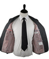 THOM BROWNE - Gray Premium Suit With Iconic Logo Detailing - SZ 2