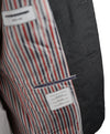 THOM BROWNE - Gray Premium Suit With Iconic Logo Detailing - SZ 2