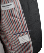THOM BROWNE - Gray Premium Suit With Iconic Logo Detailing - SZ 2