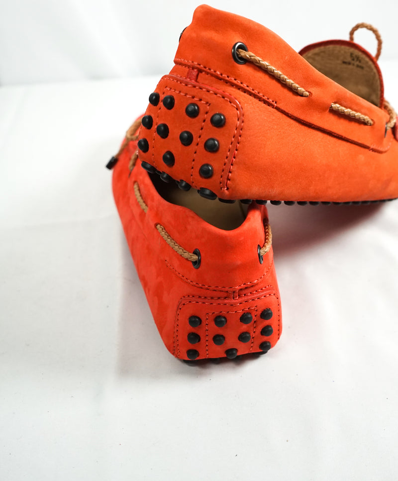 TOD’S - “Laccetto” Driver Detailed Loafers Orange - 6.5