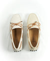 TOD’S - “Laccetto” Driver Detailed Loafer Ivory Textured - 7