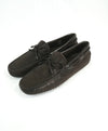 TOD’S - Brown / Maroon "Laccetto" Driving Loafers Braided Knot Front - 6.5
