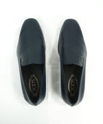 TOD’S - Medium Blue Wholecut Loafer W Monogram Logo Lettering - 9