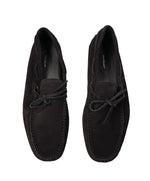 TOD’S - Black Laccetto Driving Loafers Knot Front - 8US