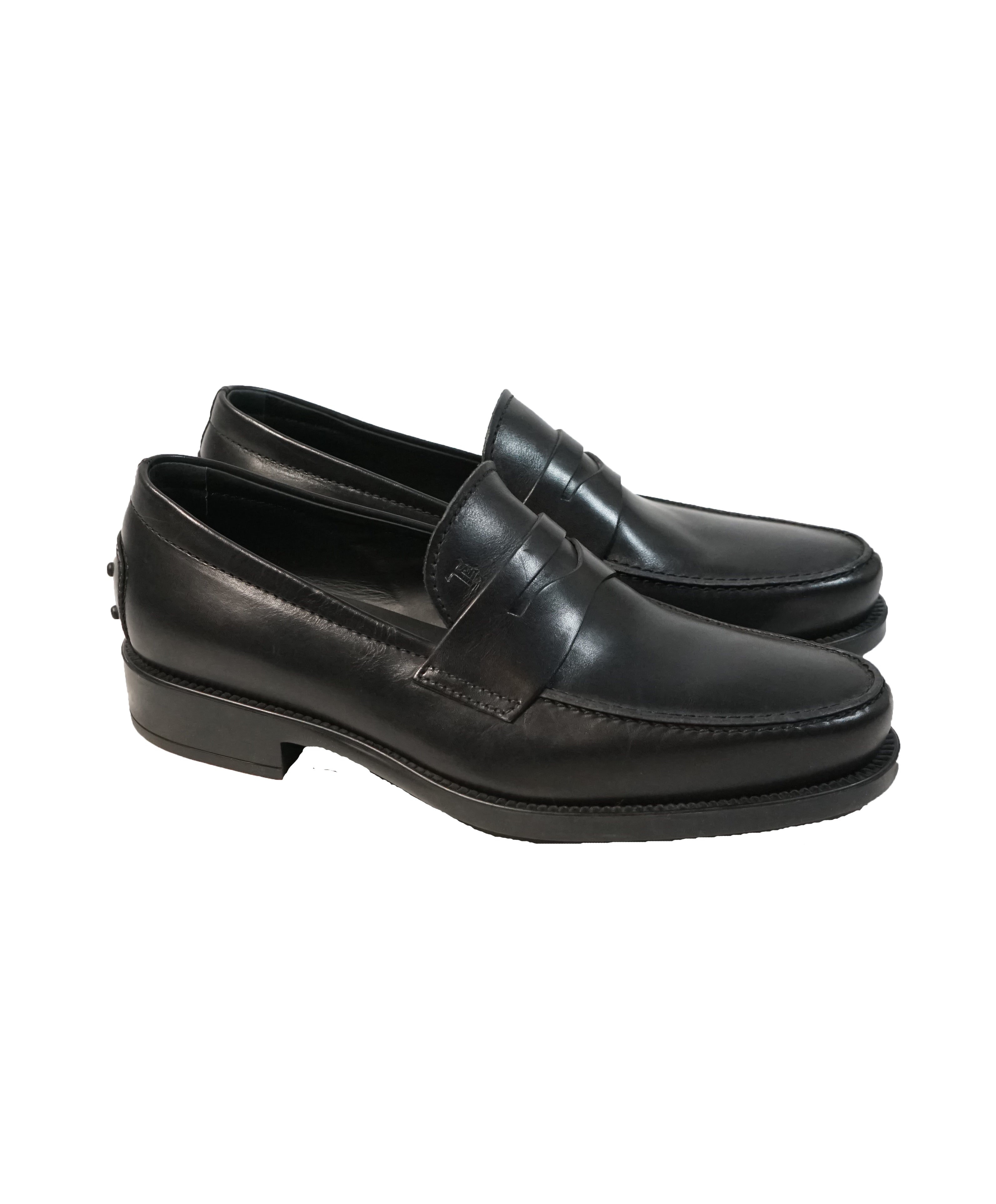 TOD’S - “Boston” Black Penny Loafers - 8 US