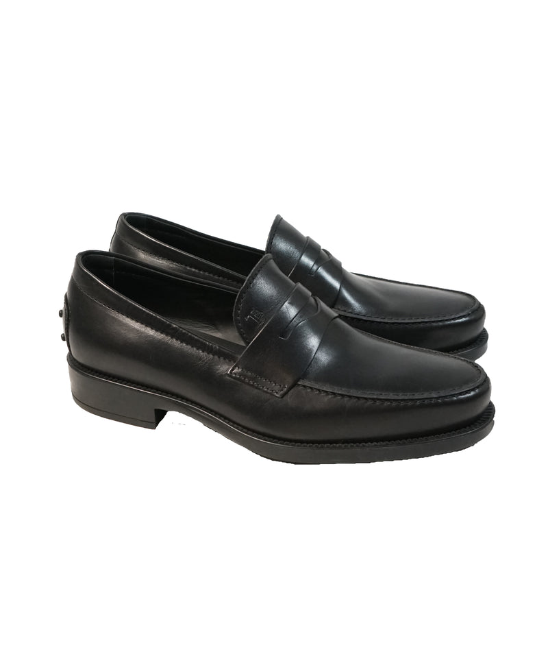 TOD’S - “Boston” Black Penny Loafers - 12 US