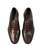 TOD’S - “Boston” Brown Penny Loafers - 10.5