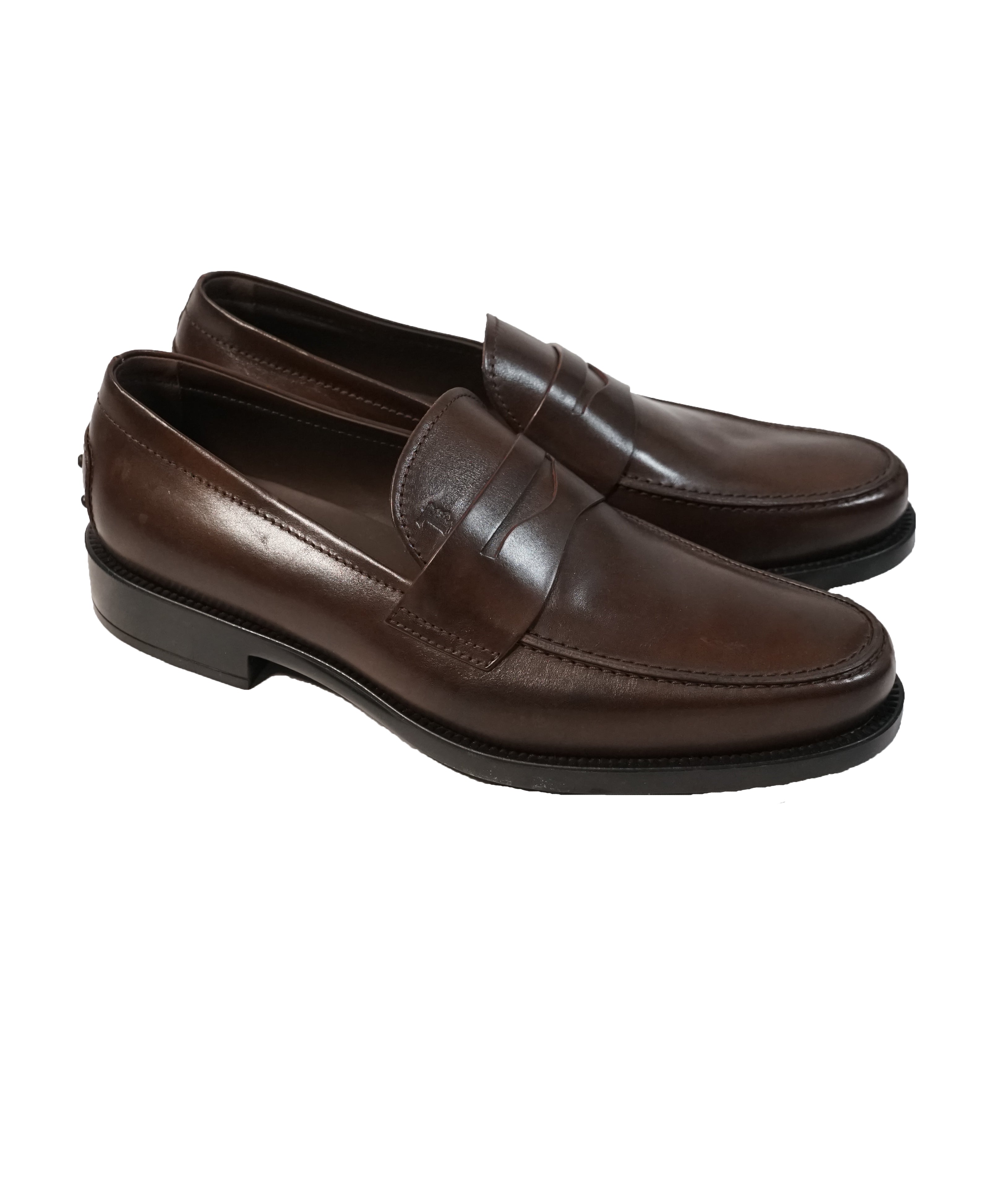 TOD’S - “Boston” Brown Penny Loafers - 10.5