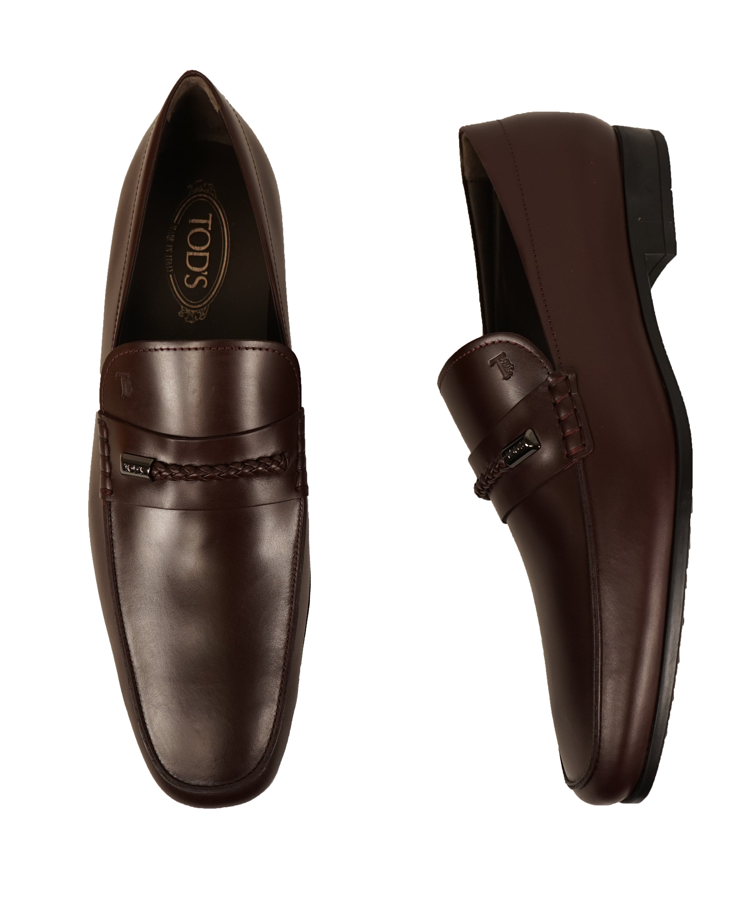 Betts rafter woven leather loafers on sale